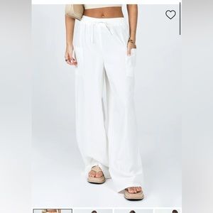 princess polly brunie pants white